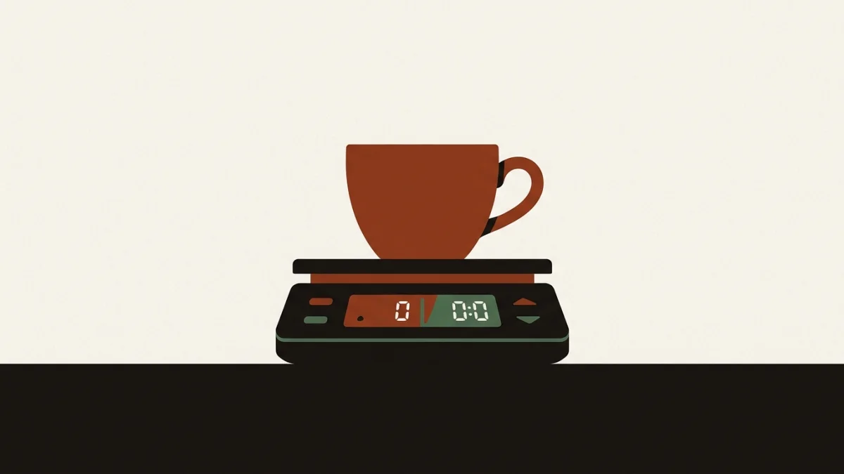 Ilustración: Báscula de Café con Temporizador: Las Mejores para Precisión