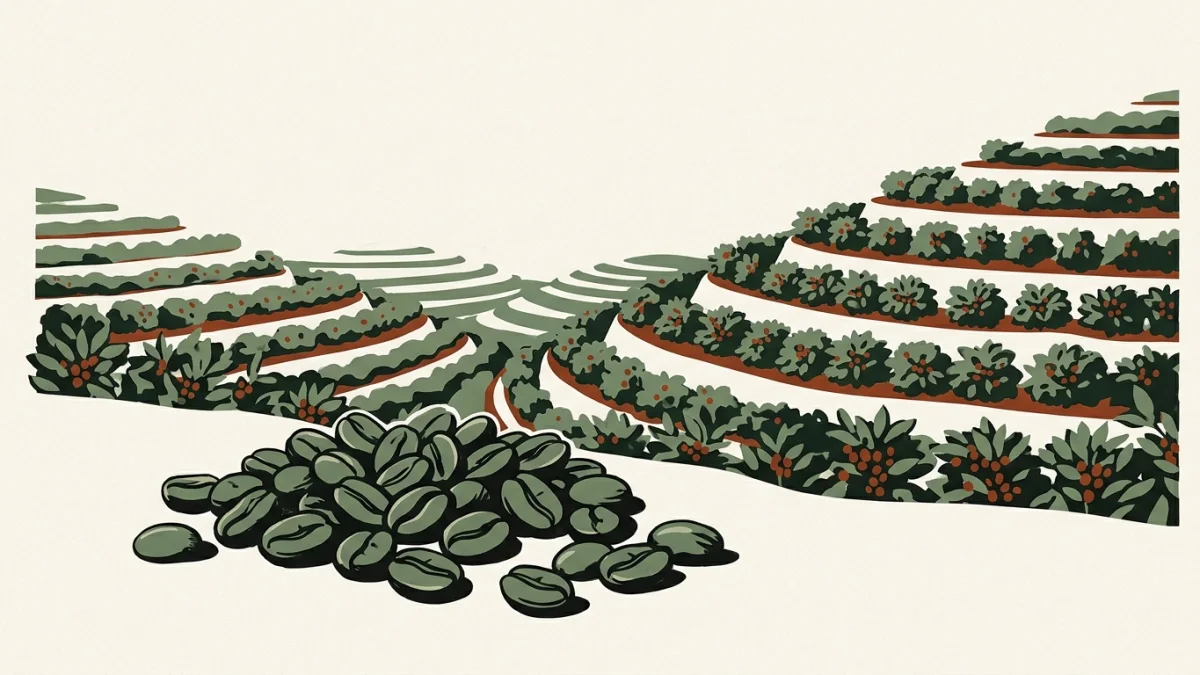 Ilustración: Café de Kenia AA: Perfil de Sabor y Por Qué Es Tan Especial