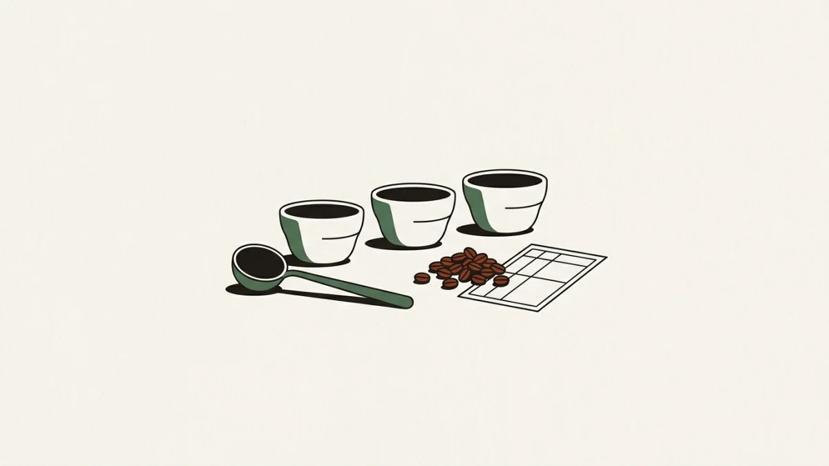 Ilustración: Café Natural vs Lavado: Procesos y Diferencias de Sabor