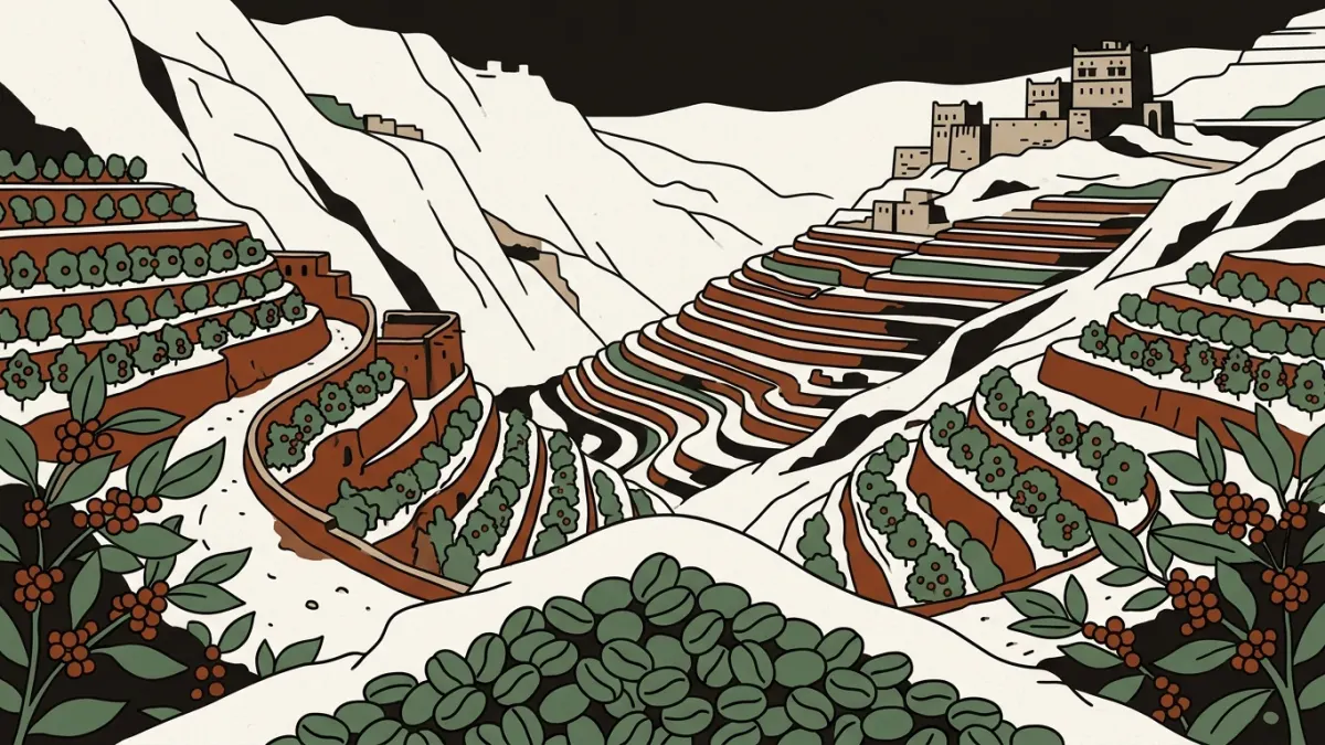 Ilustración: Café de Yemen: El Mocha Original y Su Historia