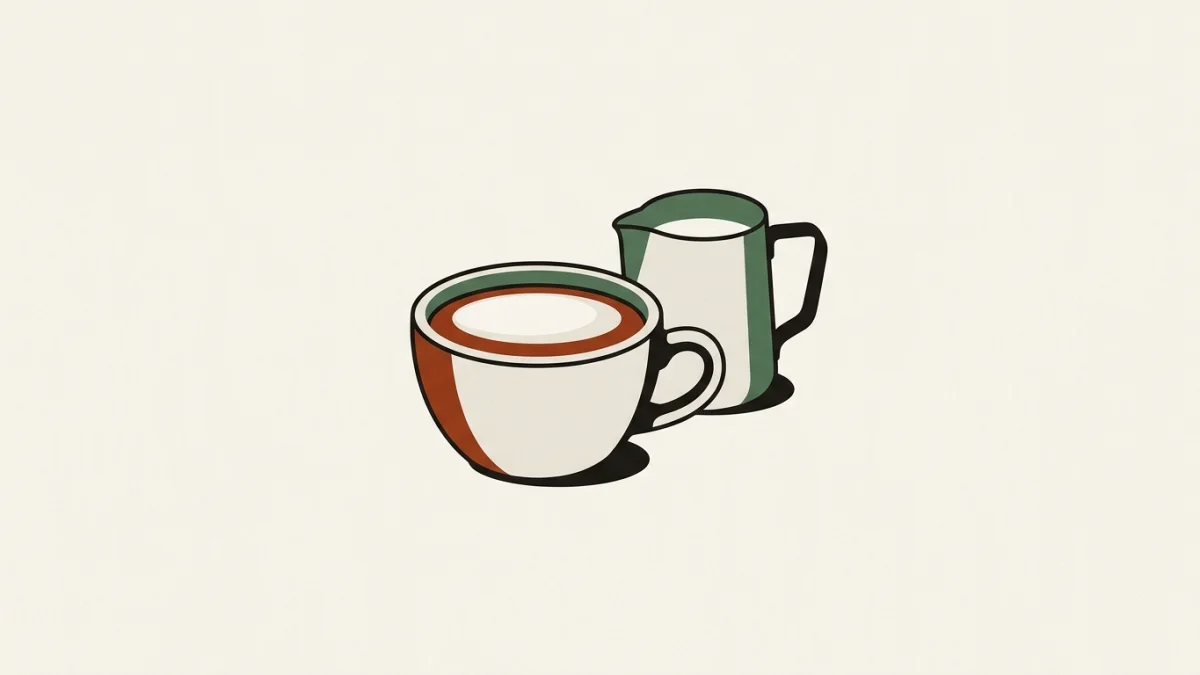 Ilustración: Cómo Hacer Latte Art en Casa: Guía para Principiantes