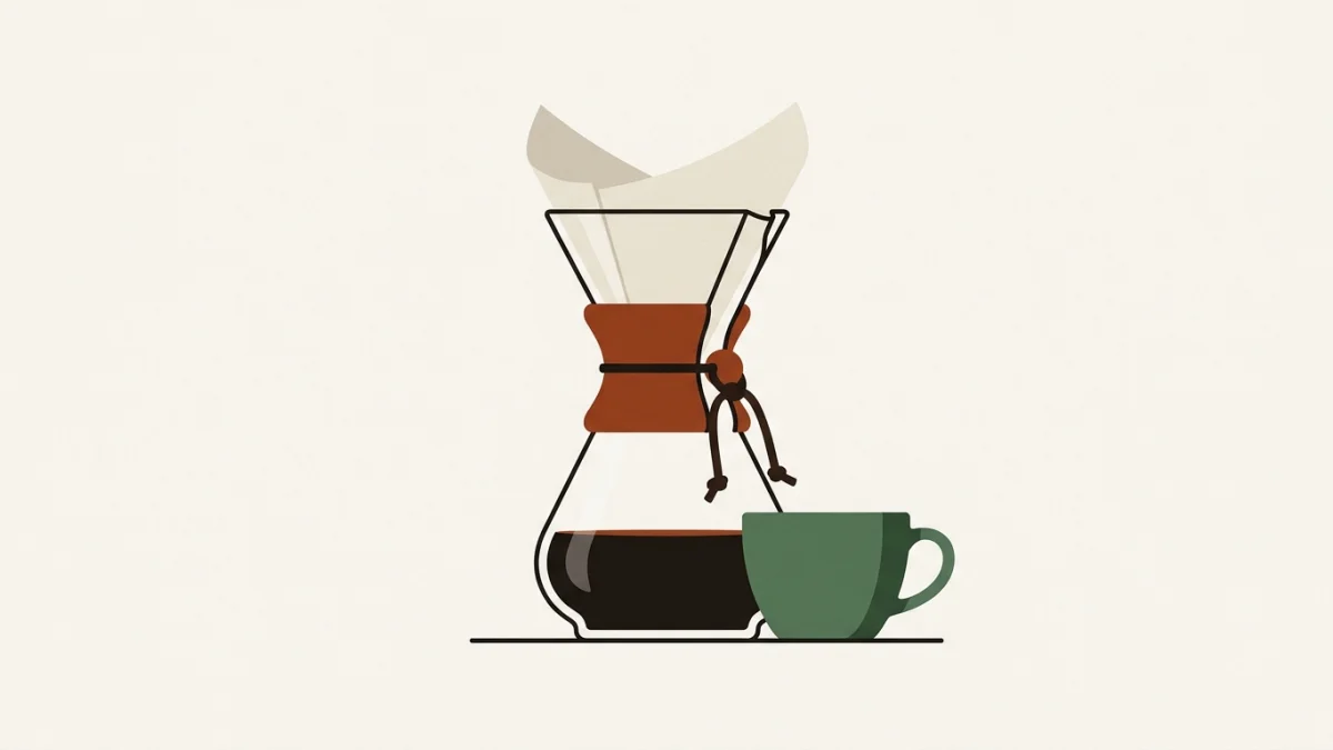 Ilustración: Cómo Preparar Café con Chemex: Receta y Consejos