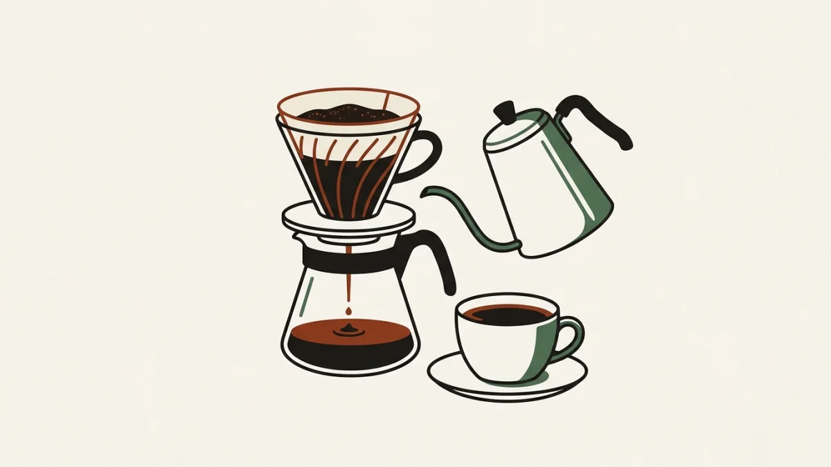 Ilustración: Cómo Preparar Café con Kalita Wave: Receta y Técnica