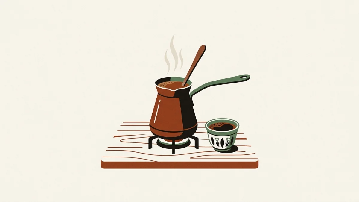 Ilustración: Cómo Preparar Café Turco Auténtico