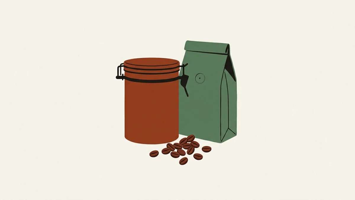 Ilustración: Cómo conservar el café: guía para mantener la frescura