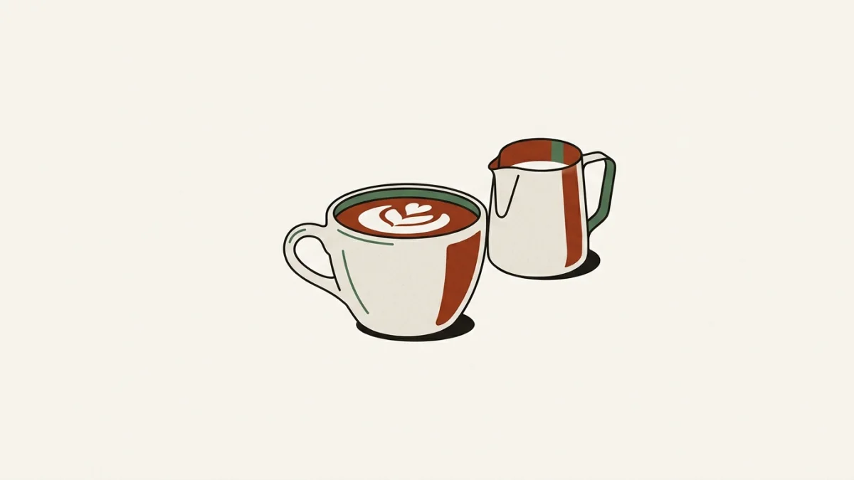 Ilustración: El Café con Leche Perfecto: Cómo Prepararlo Bien