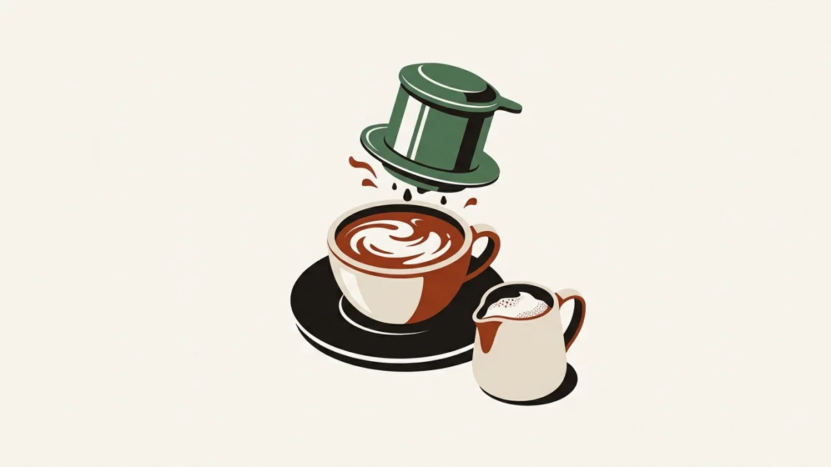 Ilustración: Café Vietnamita: Receta con Leche Condensada (Ca Phe Sua Da)